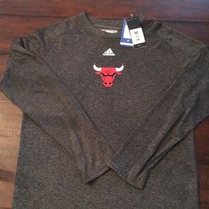 Chicago Bulls Adidas Long Sleeved Tee